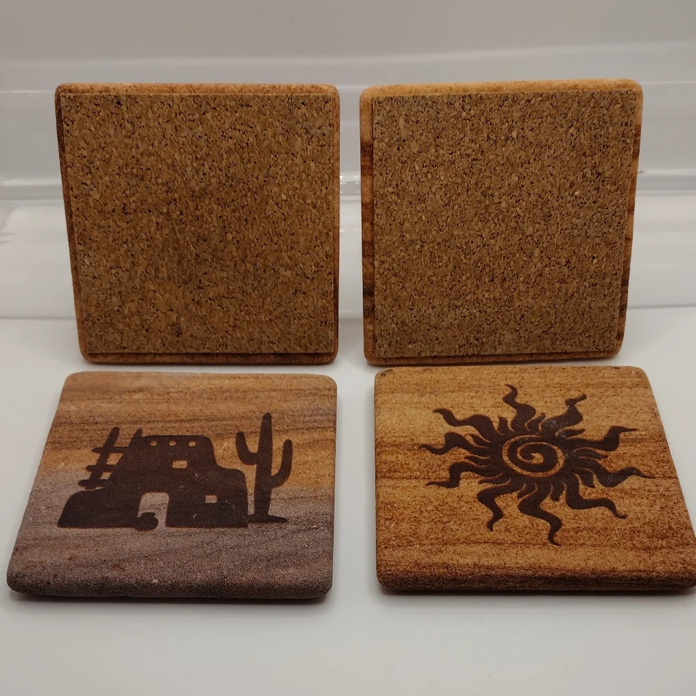 Set of 4‎ Navajo Western Stone Coasters
